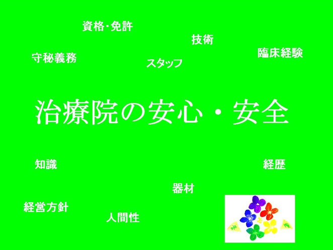 あじさい鍼灸マッサージ治療院　安心・安全