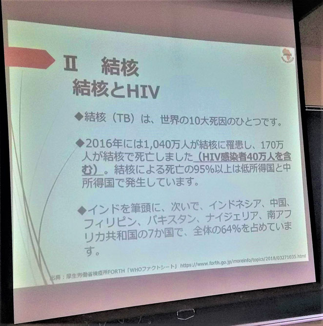 あじさい鍼灸マッサージ治療院　結核とHIV