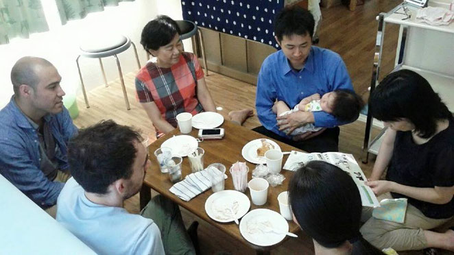 あじさい鍼灸マッサージ治療院　チャリティカフェの様子