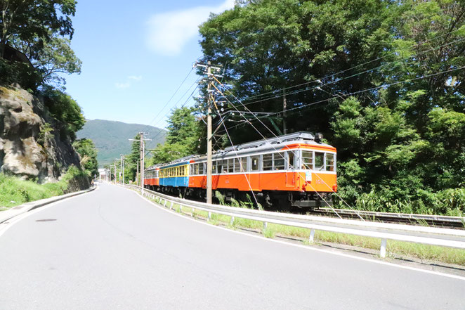 あじさい鍼灸マッサージ治療院　再開した箱根登山鉄道