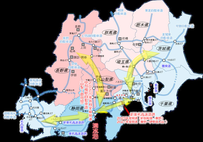 道路交通網の充実 清水港