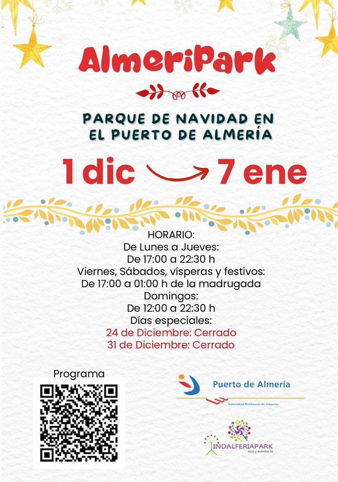 Programa de la Navidad en Almeria