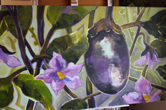 mehrschichtiges Acrylbild