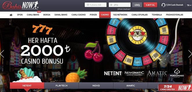 Bahisnow Casino Ekran Görüntüsü
