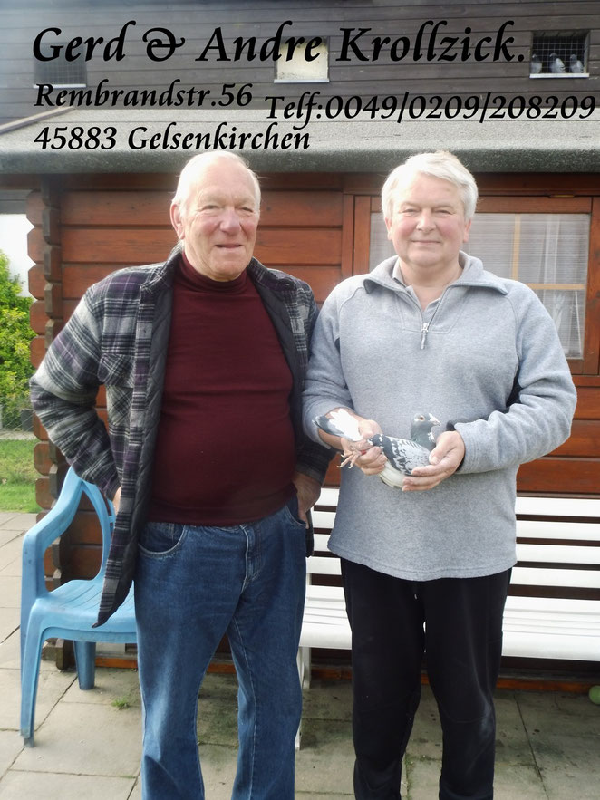 Gerd & Andre Krollzick, mit der 07018-07--0462Weibchen 1ten Konkurs.