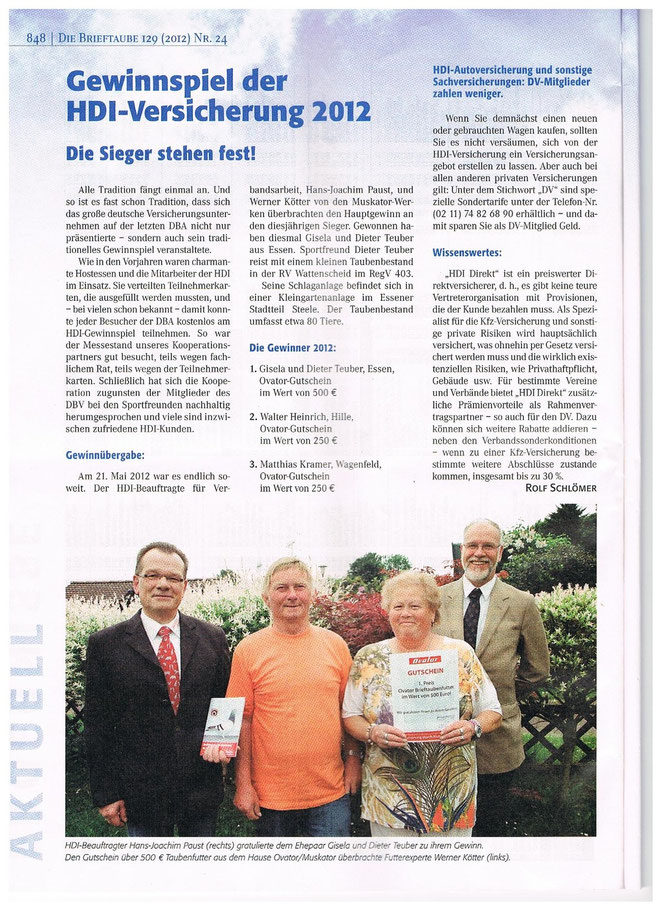 ARTIKEL der BRIEFTAUBE 24/12.