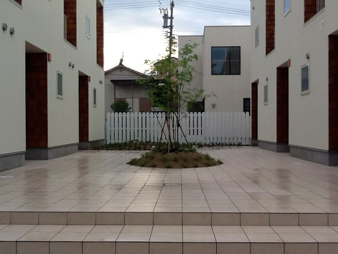 名古屋市MAMAN APARTMENT造園工事