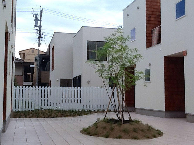 名古屋市MAMAN APARTMENT造園工事