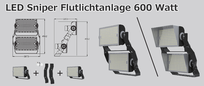 LED Fluter - Flutlichtstrahler 