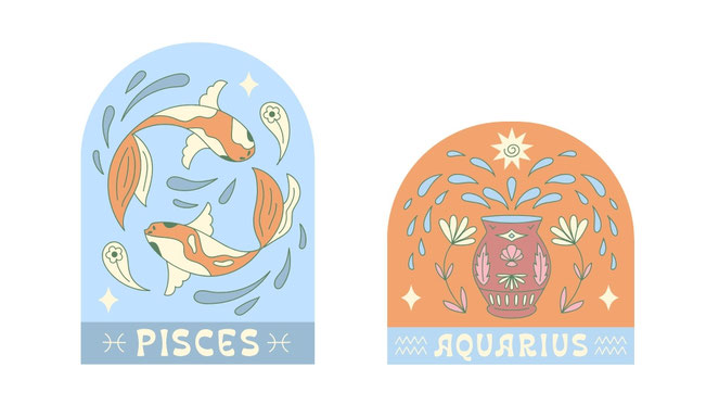 魚座＆水瓶座