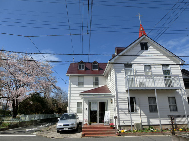 キリスト教会日本ホーリネス教団久喜キリスト教会創立1985年の教会堂