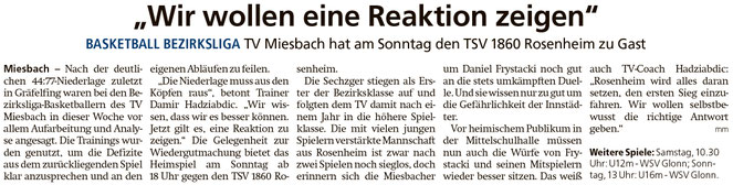Artikel im Miesbacher Merkur am 17. Oktober 2025 - Zum Vergrößern klicken