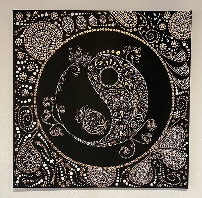 Yin & Yang, Bildgröße 50 x 50 cm