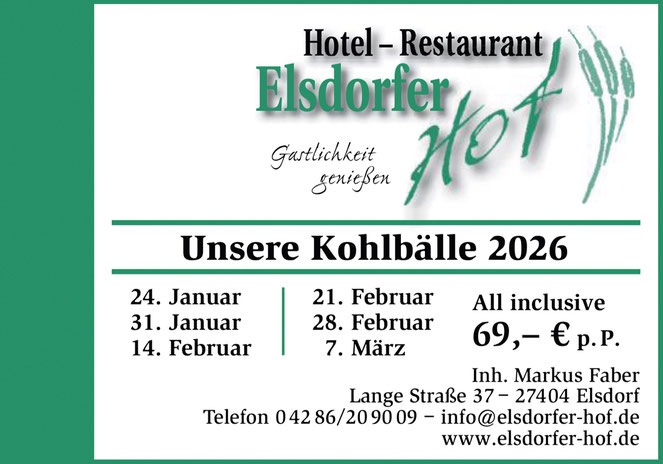 Kohlball Termine Elsdorf