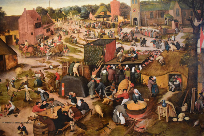 Fête flamande, Musée Départemental de Flandre, Cassel, photo non libre de droits