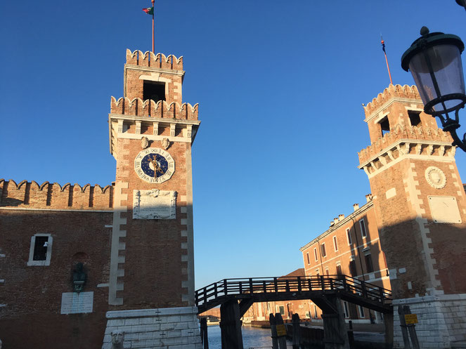 A military zone in Venice