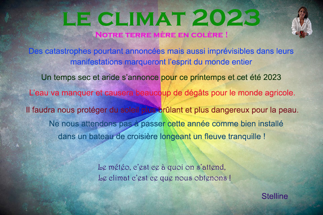 Le climat en 2023 par Stelline Voyance