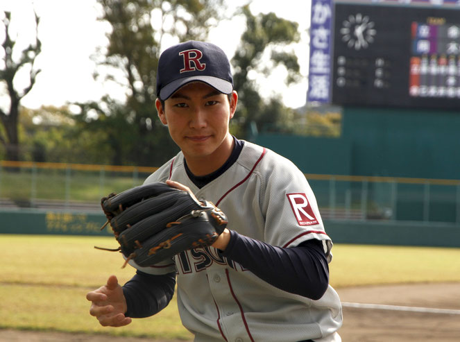 代打で起用された大杉選手であるが、アピールポイントは俊足。立命高時代には「振り逃げ2塁進」「犠牲フライで2塁から生還」「ホームスチール」など俊足エピソードに事欠かない