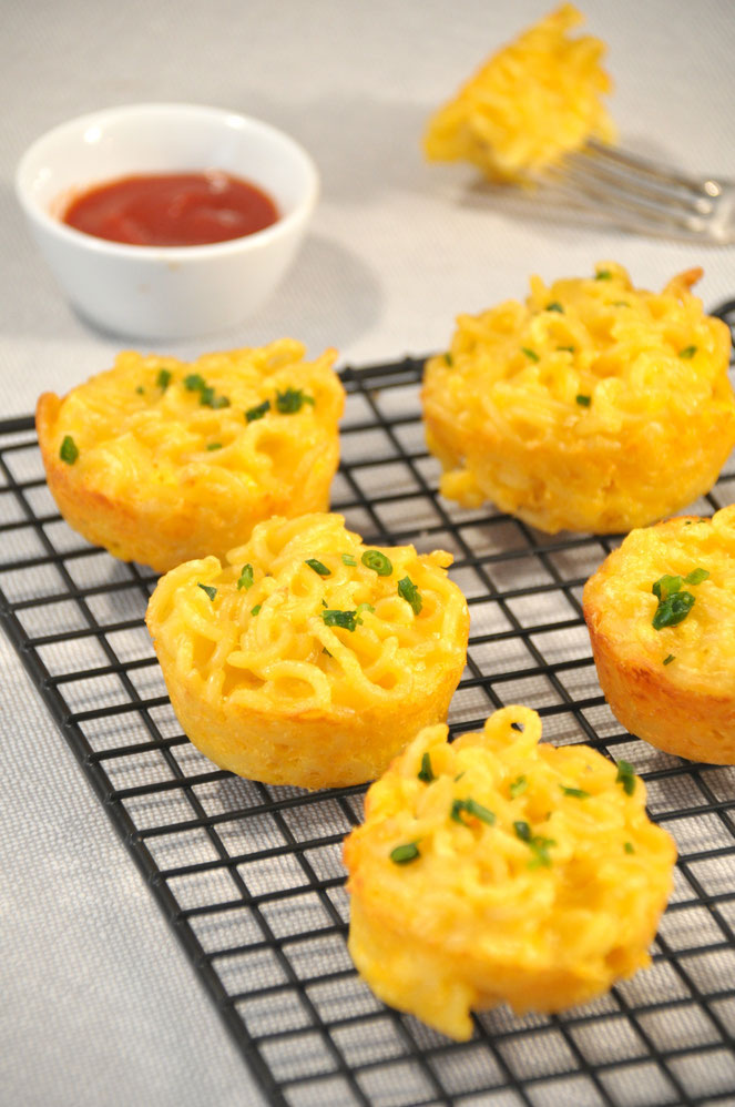 Makkaroni and Cheese aus der Muffinform als Mac´n Cheese Pies, vegetarisch, vegan möglich