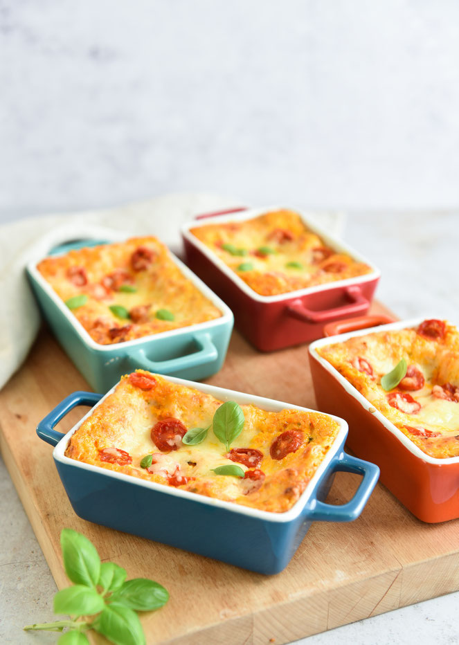 Möhren-Lasagne, vegetarisch, vegan möglich, Thermomix