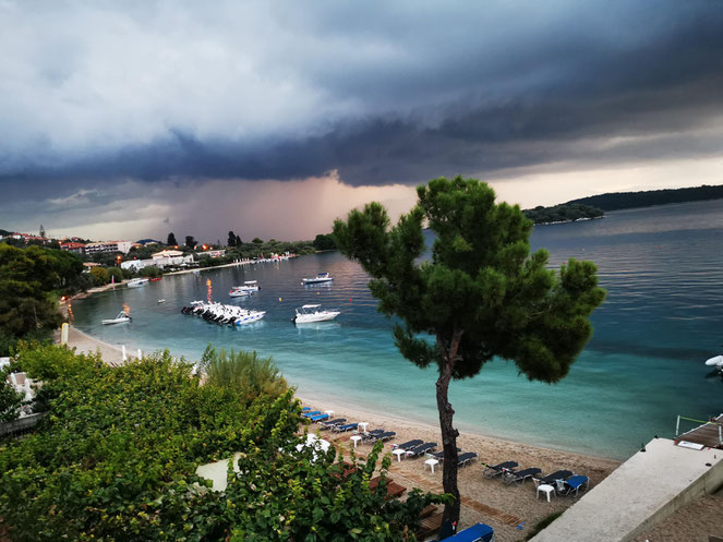 Der fantastische Blick vom Balkon aus