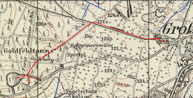 Historische topografische Karte 1:25000, Blatt 5819 "Hanau (Groß-Steinheim)" von etwa 1943 
