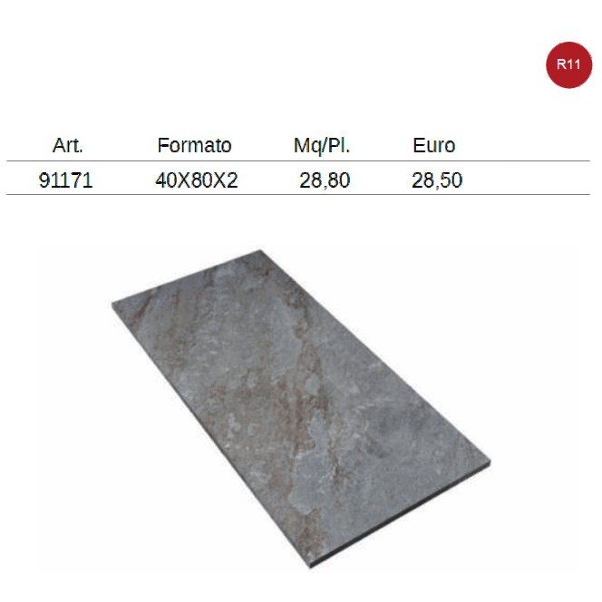 gres per esterno 40x80 spessore cm.2 