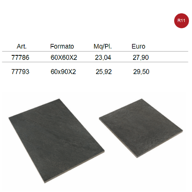 gres porcellanato effetto pietra 