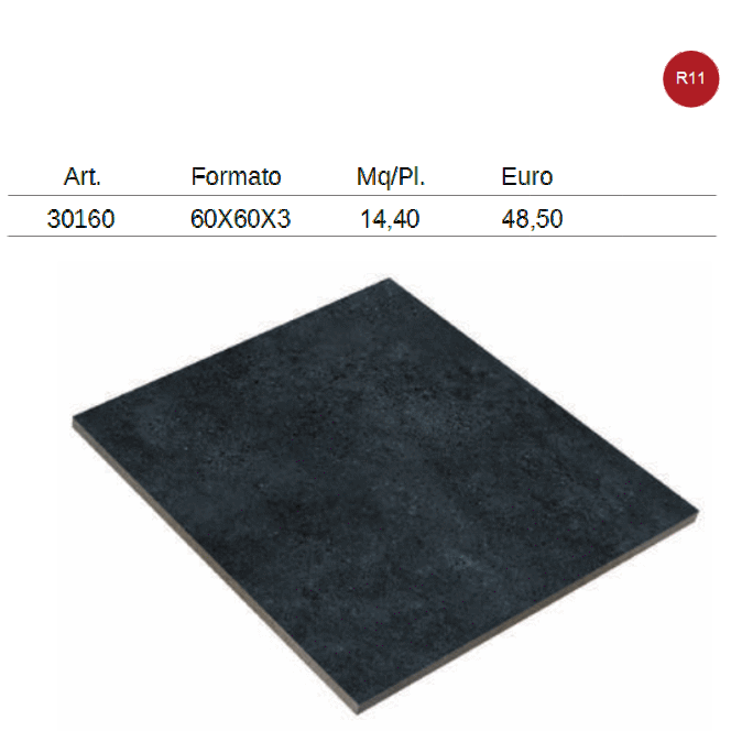 gres porcellanato effetto pietra spessore cm.3