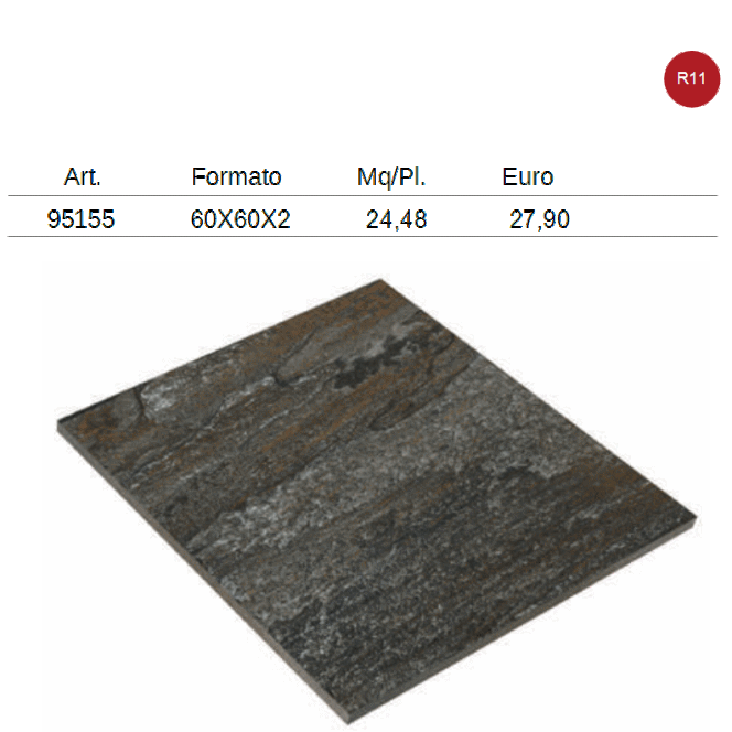 gres porcellanato effetto cemento, pietra, spessore cm.2 ingelivo, antiscivolo R11, 60x60, made in italy 