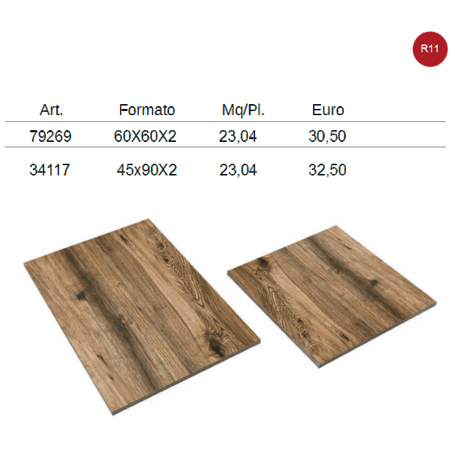 pavimento spessore cm.2 gres porcellanato effetto legno 