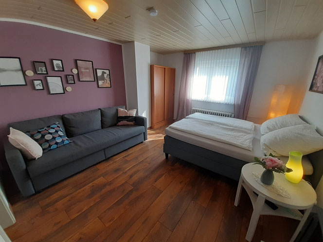 Blick in das Gästezimmer