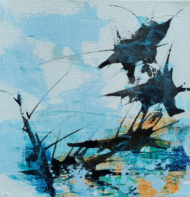 Vesilinnut I, 20 x 20