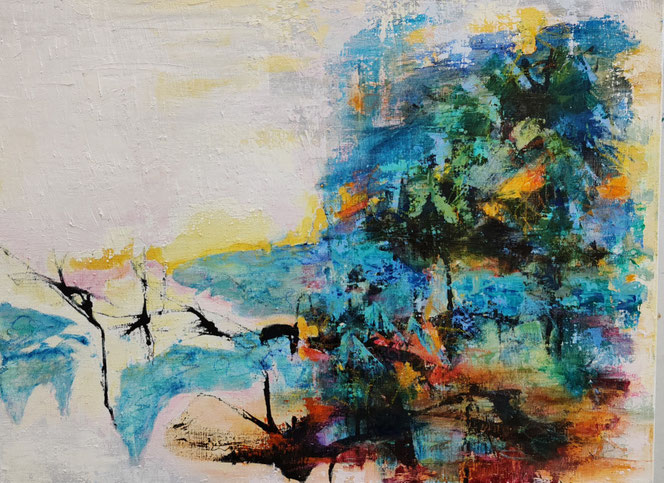 Kaiku, 60 x 80 / yksityiskokoelma