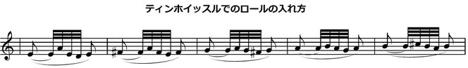 アイリッシュ音楽 装飾音 ティンホイッスル