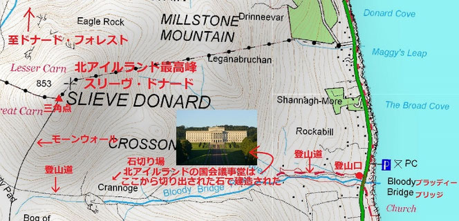 アイルランド 旅行 地図