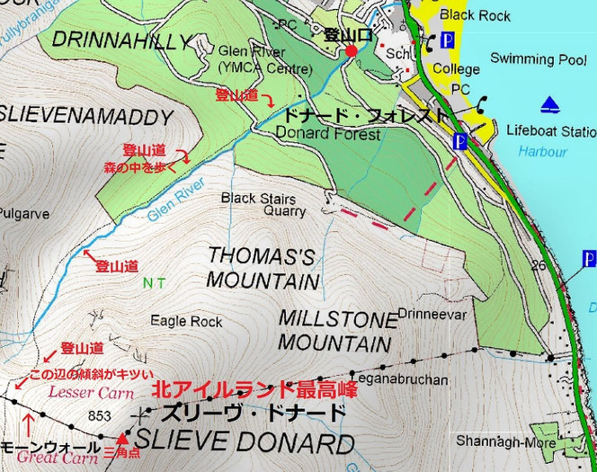 アイルランド 旅行 地図