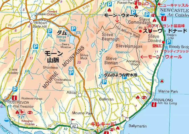 アイルランド 旅行 地図
