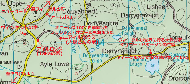 アイルランド地図