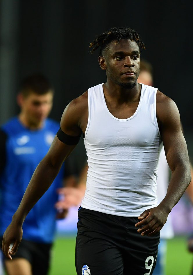 Duvan Zapata, après la fantastique remontada de la semaine dernière contre la Lazio (3-2), pour une énième performance offensive d'une attaque bergamasque aux 80 buts en Série A... à 10 journées de la fin !