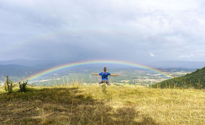 Regenbogen Wandern in Nordspanien