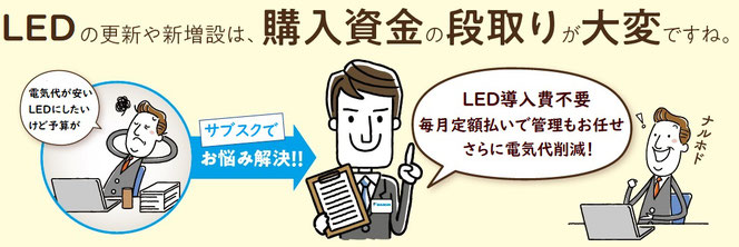 LEDサブスク条件