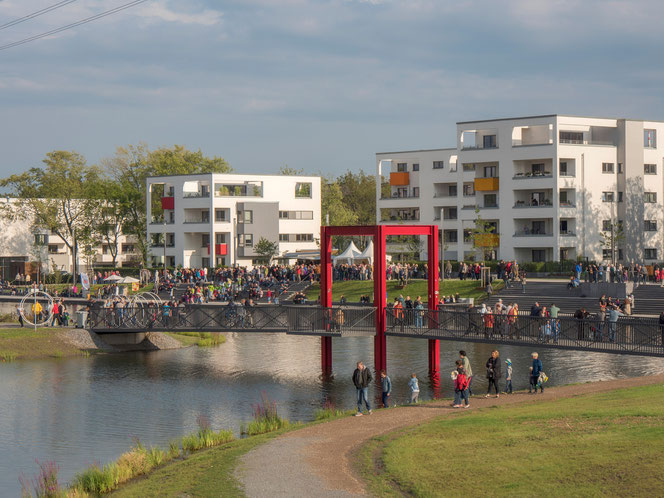 Der Niederfeldsee am Eröffnungstag (23.August 2014)