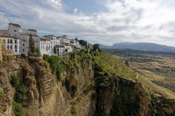 Altstadt von Ronda auf einem Felsplateau