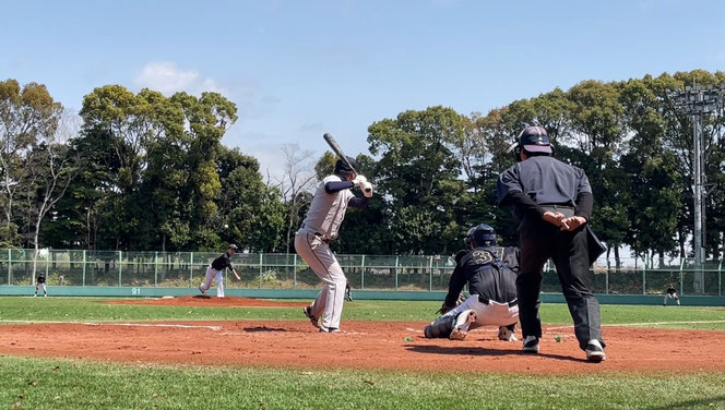 Aloha Baseball Clubの試合風景 in 品川区八潮北野球場　アロハチーム紹介