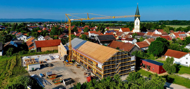 Beginn Dacheindeckung