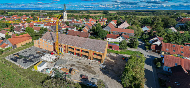 Fertigstellung der Fassade