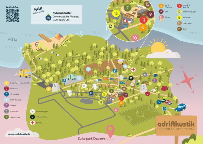 Lageplan des adriAkustik 2026