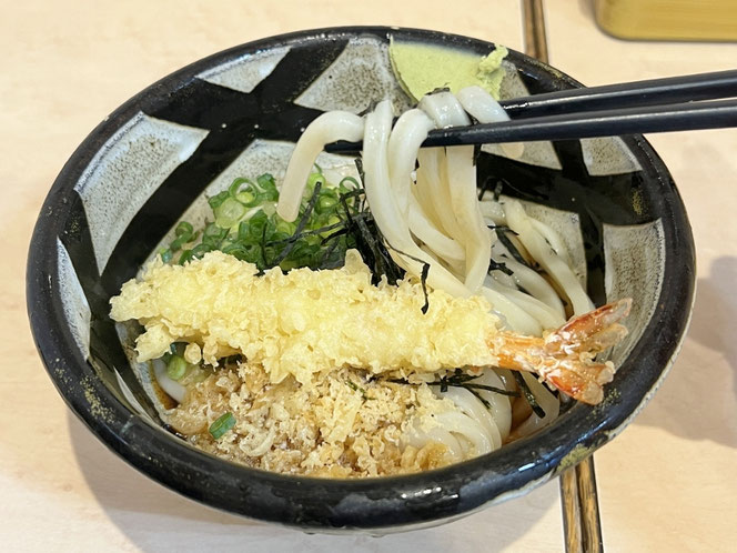 倉敷うどん ぶっかけ ふるいち 天ぷらぶっかけ