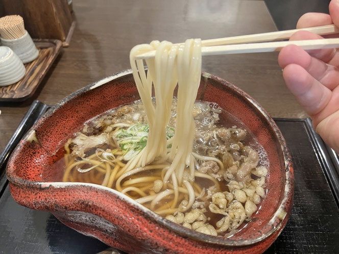 初代平成麺業 かすうどん 肉かすうどん